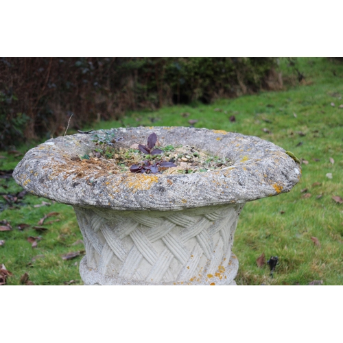 116 - VINTAGE HADDONSTONE URN - ONE OF TWO 
103 X 80CM
THESE ARE EXTREMELY HEAVY AND NEED COLLECTING FROM ... 