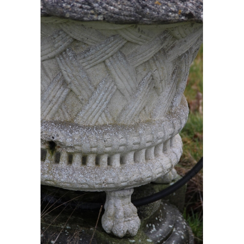 117 - VINTAGE HADDONSTONE URN - TWO OF TWO 
103 X 80CM
THESE ARE EXTREMELY HEAVY AND NEED COLLECTING FROM ... 