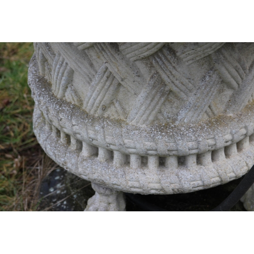 117 - VINTAGE HADDONSTONE URN - TWO OF TWO 
103 X 80CM
THESE ARE EXTREMELY HEAVY AND NEED COLLECTING FROM ... 