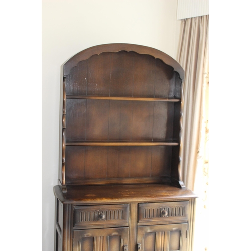 4 - PRIORY DRESSER AND DISPLAY CABINET
90 X 40 X 172CM