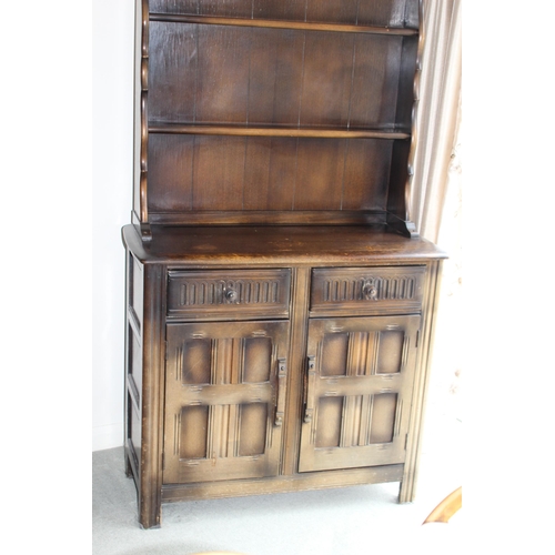 4 - PRIORY DRESSER AND DISPLAY CABINET
90 X 40 X 172CM