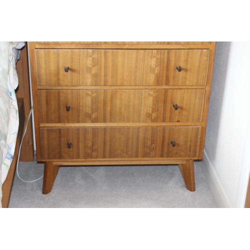 7 - RETRO MORRIS OF GLASGOW CHEST OF DRAWERS 
84 X 50 X 107CM