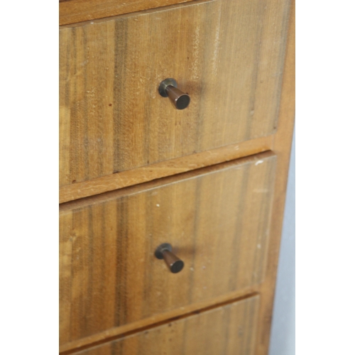 7 - RETRO MORRIS OF GLASGOW CHEST OF DRAWERS 
84 X 50 X 107CM