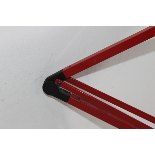 193 - BURNT ORANGE / RED ANGLEPOISE LAMP 
80CM