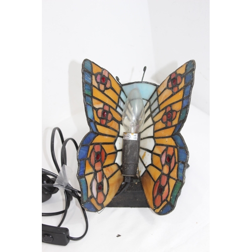 196 - BUTTERFLY TIFFANY STYLE LAMP
25CM