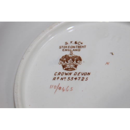 236 - 2 X ANTIQUE CROWN DEVON BOWLS