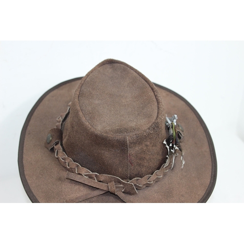 373 - JACK DAW LEATHER HAT