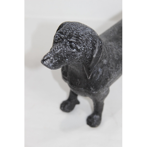 379 - CAST NOVELTY SAUSAGE DOG
30 X 50CM