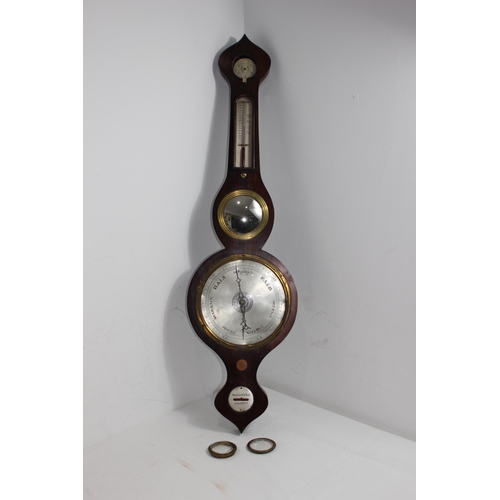 389 - VINTAGE BAROMETER 
96CM