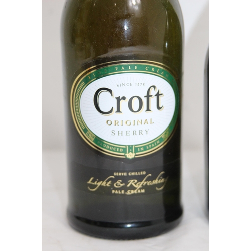 436 - 2 X BOTTLES OF CROFT SHERRY