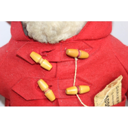 498 - RARE VINTAGE 1970'S GABRIELLE ENGLAND PADDINGTON BEAR - MISSING HIS HAT - RED COAT AND BLUE BOOTS 
4... 