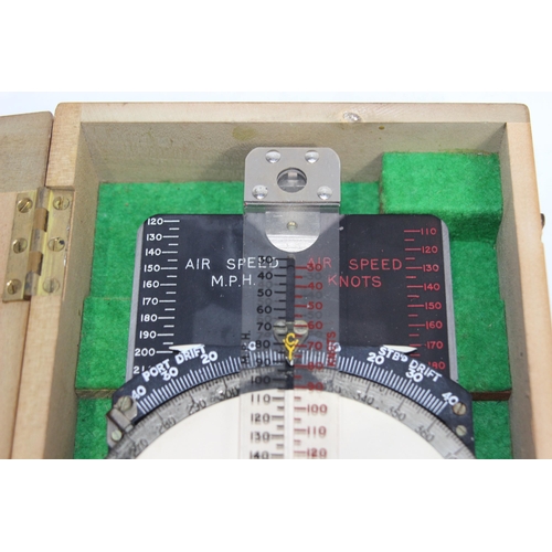 520 - BOXED RAF COURSE AND SPEED CALCULATOR - H.T.A 1928