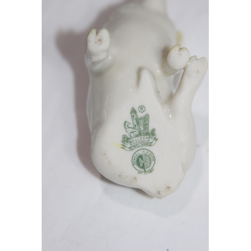 570 - 2 X BELLEEK ANIMALS
9CM