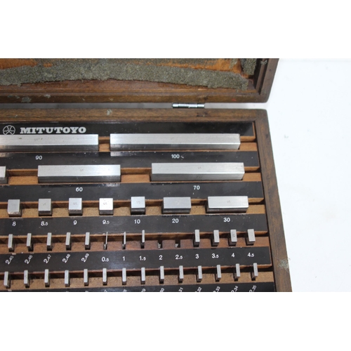 617 - MITUTOYO STEEL GAUGE BOX WEAR - 7 MISSING