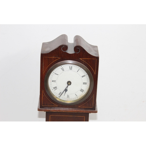 405 - VINTAGE XL REGISTERED BRITISH MANUFACTURED MINI GRANDFATHER CLOCK 
38CM