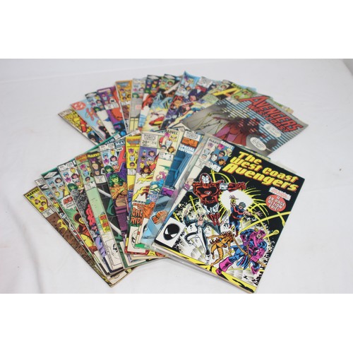 487 - QUANTITY OF VINTAGE COLLECTORS COMICS INCLUDING AVENGERS, ZOT, THE NAM ETC