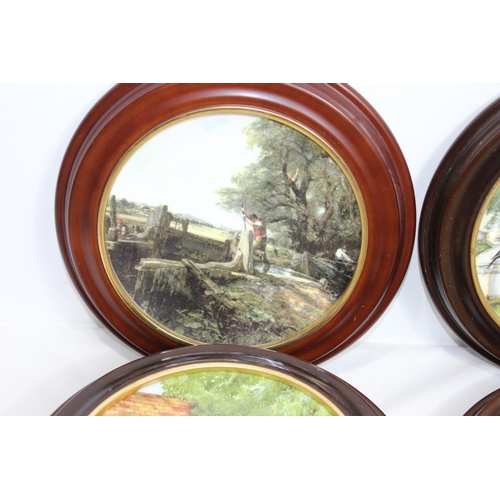 245 - LARGE QUANTITY OF ROYAL DOULTON FRAMED PICTURE PLATES