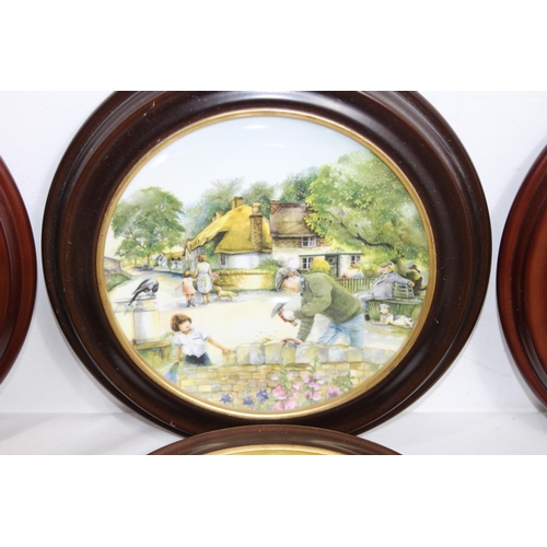 245 - LARGE QUANTITY OF ROYAL DOULTON FRAMED PICTURE PLATES