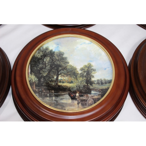 245 - LARGE QUANTITY OF ROYAL DOULTON FRAMED PICTURE PLATES