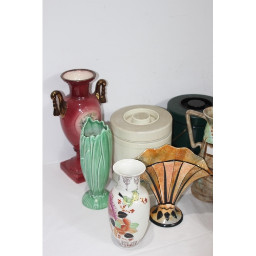 246 - QUANTITY OF VASES ETC