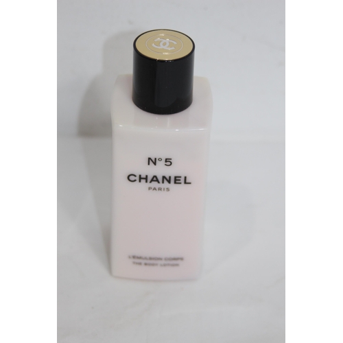 411 - BOTTLE OF CHANEL COCO AND NO 5 BODY LOTION