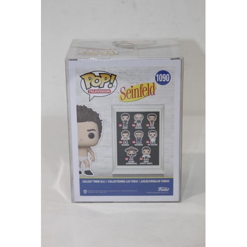 502 - 3 X FUNKO POPS - 1950'S ELVIS, LEONARD HOFSTADTER IN ROBE AND KRAMER IN UNDERWEAR