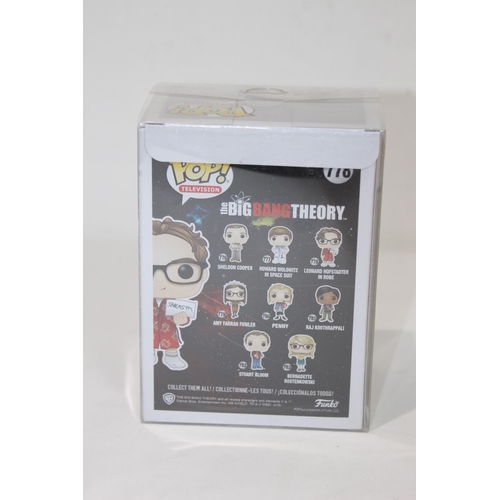 502 - 3 X FUNKO POPS - 1950'S ELVIS, LEONARD HOFSTADTER IN ROBE AND KRAMER IN UNDERWEAR