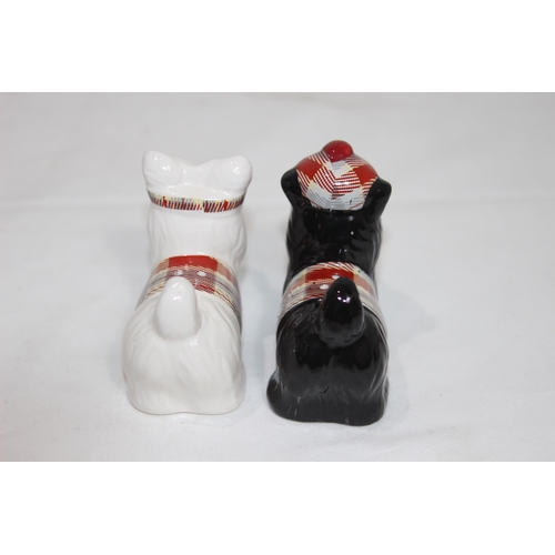 572 - NOVELTY CONDIMENT SCOTTY DOG  SET 
8CM