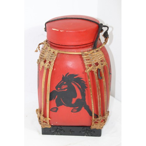 420 - ORIENTAL STORAGE POT 
40 X 20CM