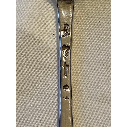 718 - GEORGE II SILVER SPOON - LONDON 1748 - 34.5G