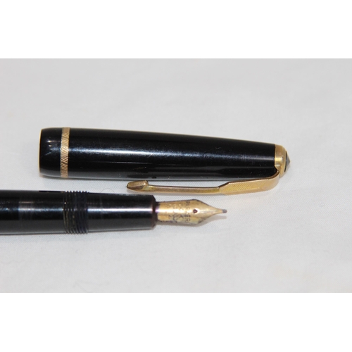 629 - 14CT GOLD NIBBED PARKER FOUNTAIN PEN