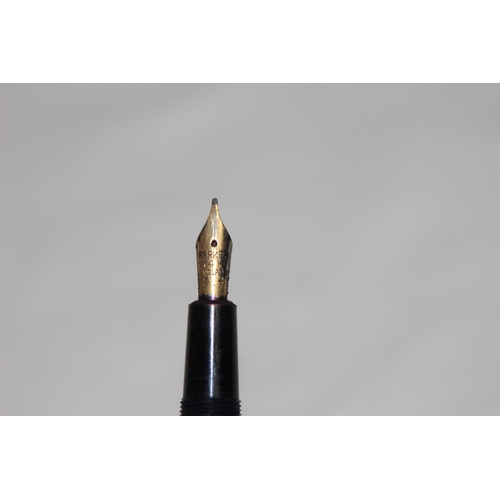 629 - 14CT GOLD NIBBED PARKER FOUNTAIN PEN