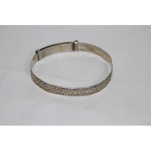 681 - 2 X SILVER BRACELETS