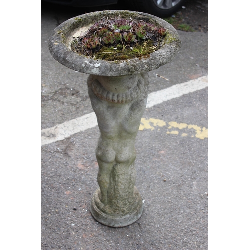 109 - CHERUB BIRD BATH
74CM