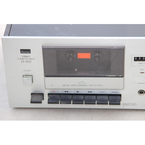 456 - SANSUI D-100 CASSETTE DECK