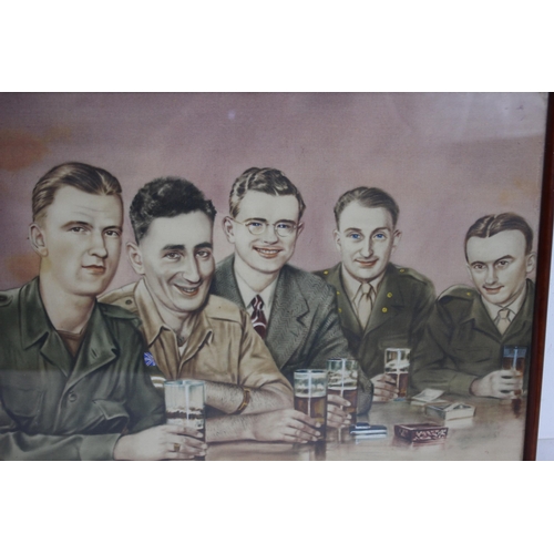 535 - QUANTITY OF MILITARY PICTURES 
46 X 34CM