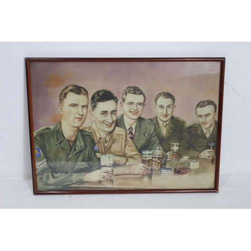 535 - QUANTITY OF MILITARY PICTURES 
46 X 34CM