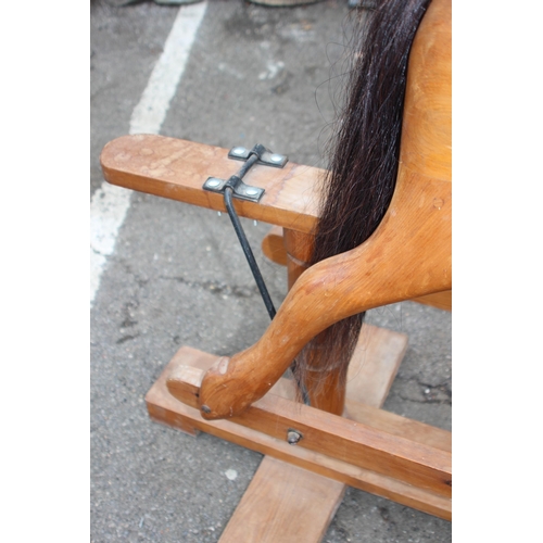 97 - VINTAGE ROCKING HORSE 
150 X 60 X 120CM