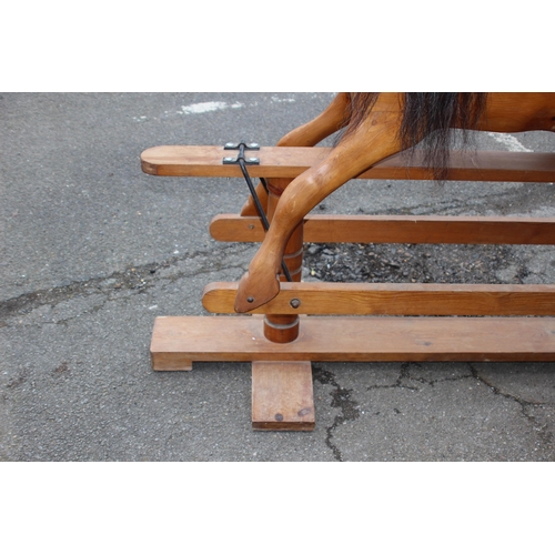 97 - VINTAGE ROCKING HORSE 
150 X 60 X 120CM