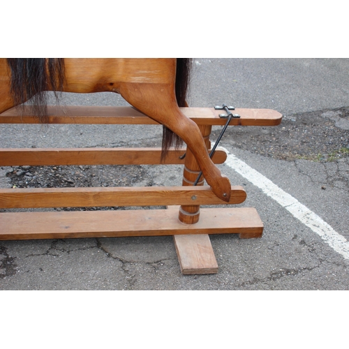 97 - VINTAGE ROCKING HORSE 
150 X 60 X 120CM