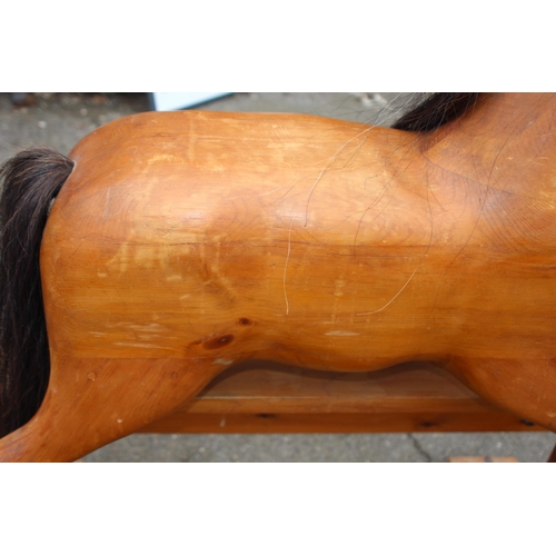 97 - VINTAGE ROCKING HORSE 
150 X 60 X 120CM