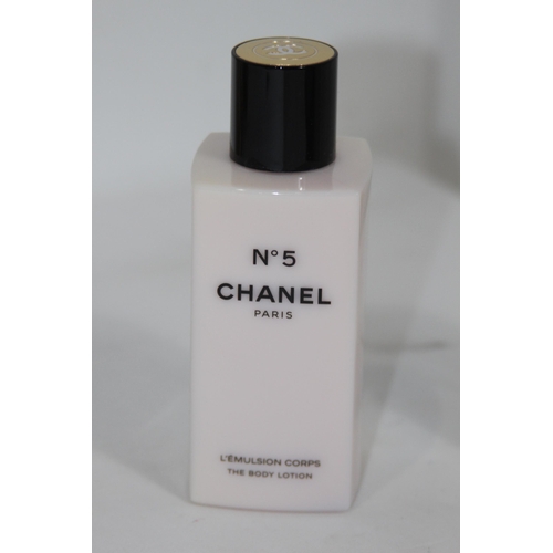 411 - BOTTLE OF CHANEL COCO AND NO 5 BODY LOTION