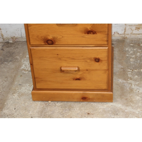 89 - PINE FILING CABINET 
53 X 61 X 111CM