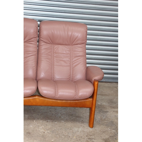 92 - STRESSLESS EKORNES TWO SEATER SOFA
146 X 69 X 100CM