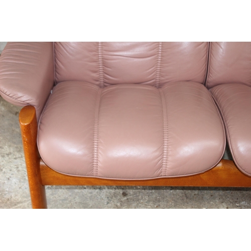 92 - STRESSLESS EKORNES TWO SEATER SOFA
146 X 69 X 100CM