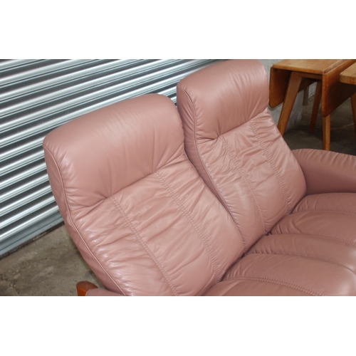 92 - STRESSLESS EKORNES TWO SEATER SOFA
146 X 69 X 100CM