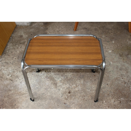 93 - 2 X RETRO TABLES AND STORAGE STOOL
85 X 45 X 40CM