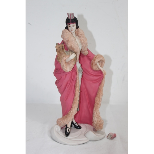 155 - COALPORT ROARING TWENTIES MILLIE FIGURINE 
29CM