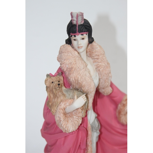 155 - COALPORT ROARING TWENTIES MILLIE FIGURINE 
29CM