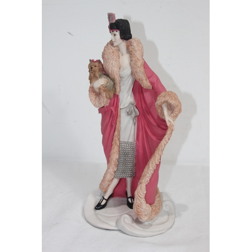 155 - COALPORT ROARING TWENTIES MILLIE FIGURINE 
29CM